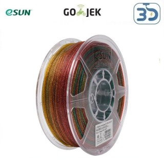 eSUN 3D Filament Terbaru eTwinkling Glitter PLA 1.75 mm - Rainbow